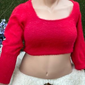 Zara crop ful sleeve sweater top